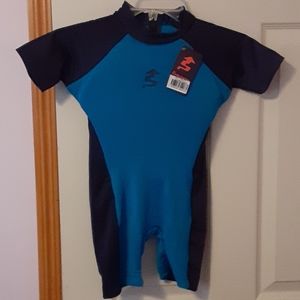 Kids bathing suit with built in padding